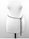 Transformable accessory +7 in 1 _ Necklace - Belt - bracelet _ metal Chain_ TIMELESS by EYLLYE
