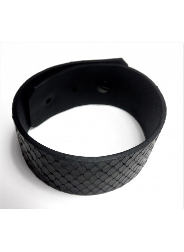 Bracelet Python 2.5cm - fermeture métal