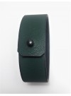 Bracelet Agneau Vert 2.5cm - fermeture métal