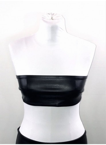 Bust band bra - jersey viscose or coated jersey