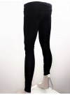 Leggings modulable - jersey viscose ou enduit noir