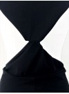 Débardeur modulable - dos torsadé - jersey viscose noir ou blanc