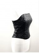 Strapped Bustier - imprint relief pattern